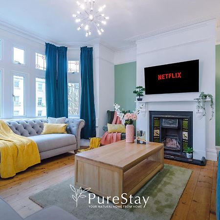 Incredible - Five Bedroom - 7 Actual Beds - 6 Bathroom House By Purestay - Central Bath With Parking Exteriér fotografie