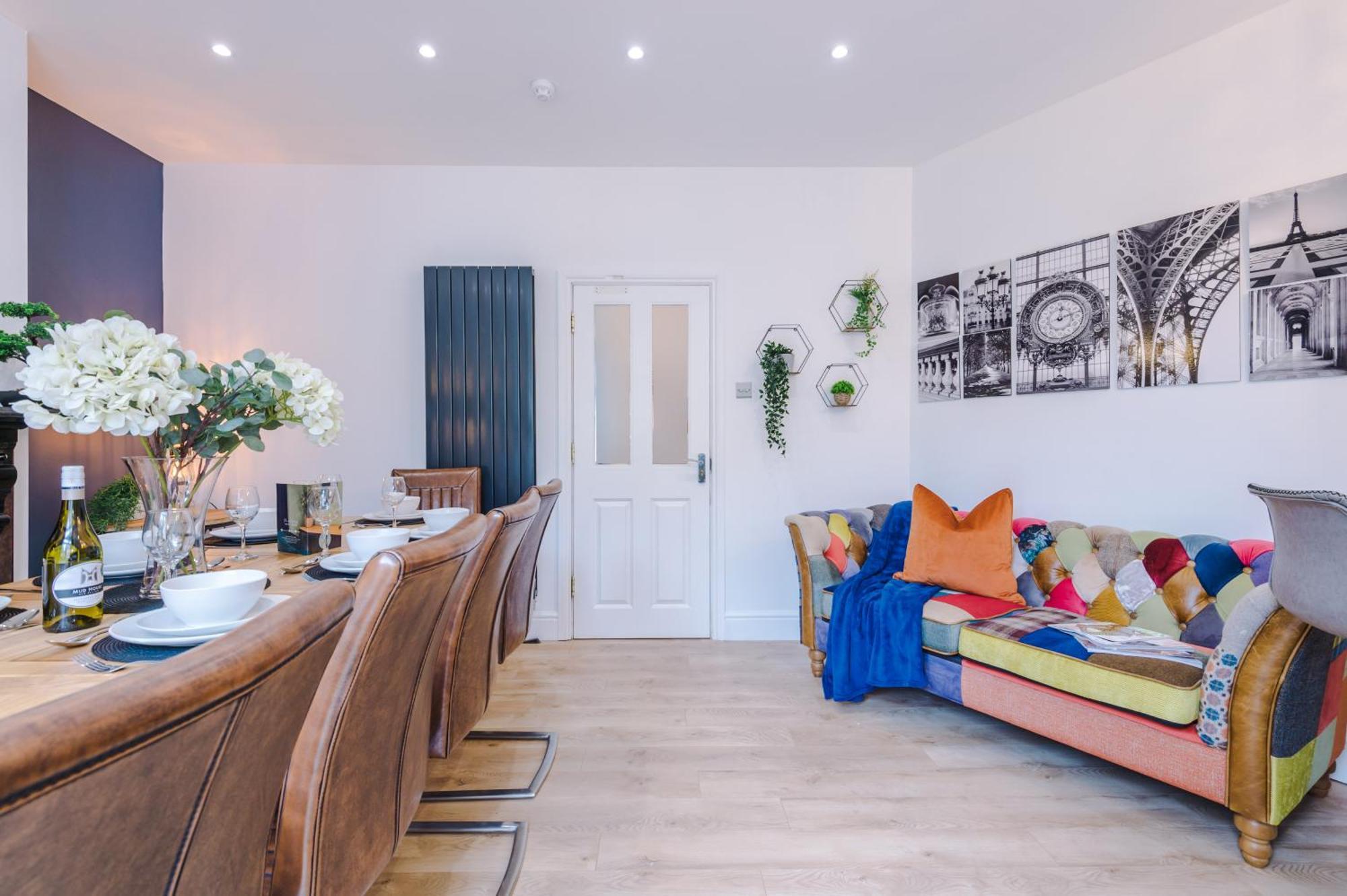 Incredible - Five Bedroom - 7 Actual Beds - 6 Bathroom House By Purestay - Central Bath With Parking Exteriér fotografie