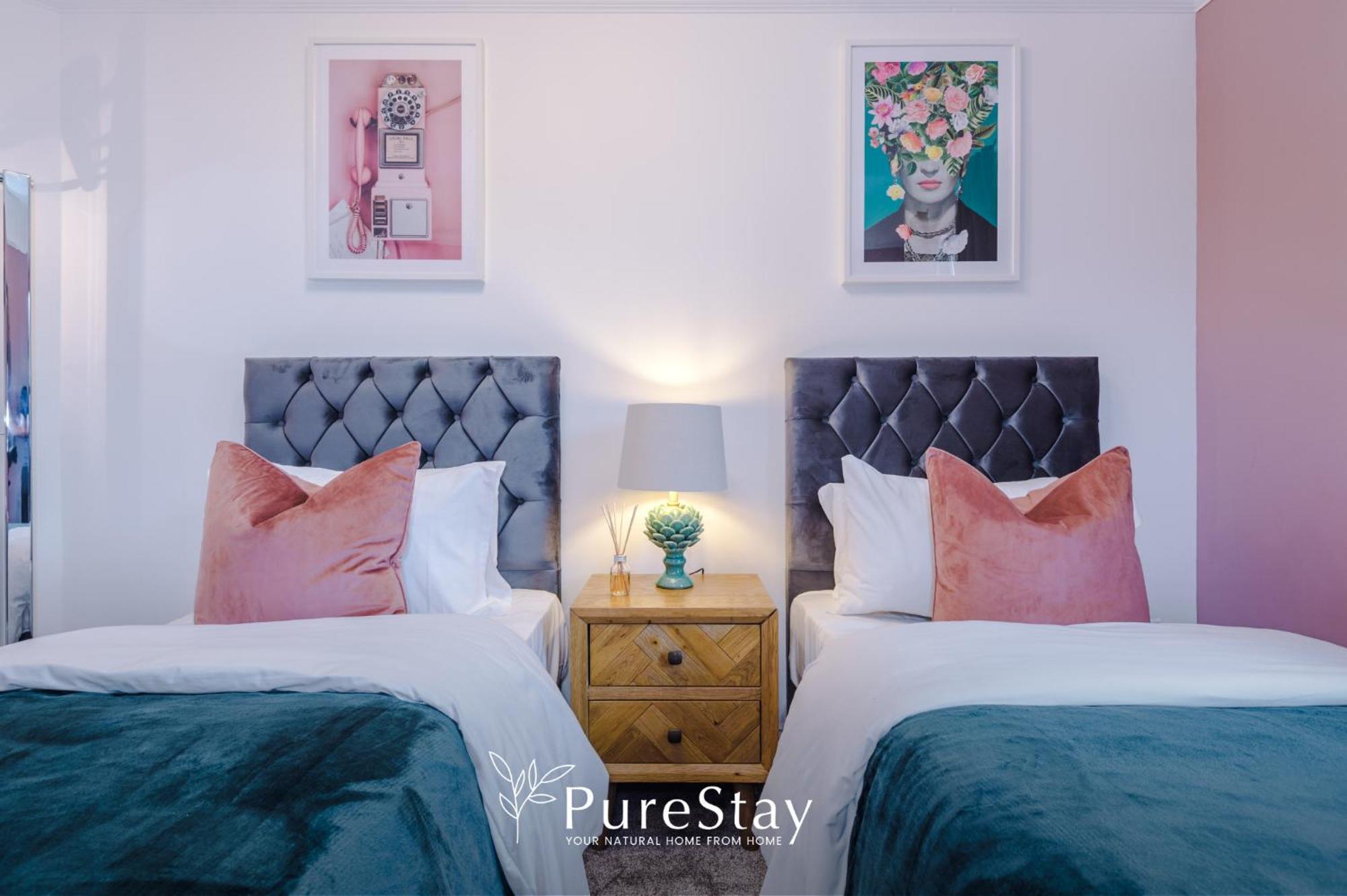 Incredible - Five Bedroom - 7 Actual Beds - 6 Bathroom House By Purestay - Central Bath With Parking Exteriér fotografie