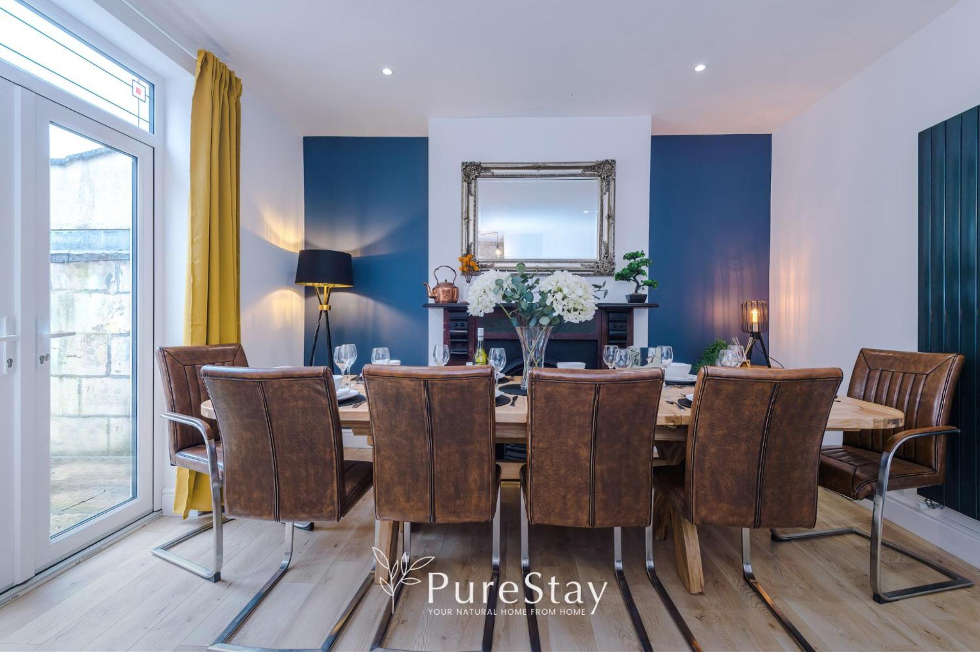 Incredible - Five Bedroom - 7 Actual Beds - 6 Bathroom House By Purestay - Central Bath With Parking Exteriér fotografie